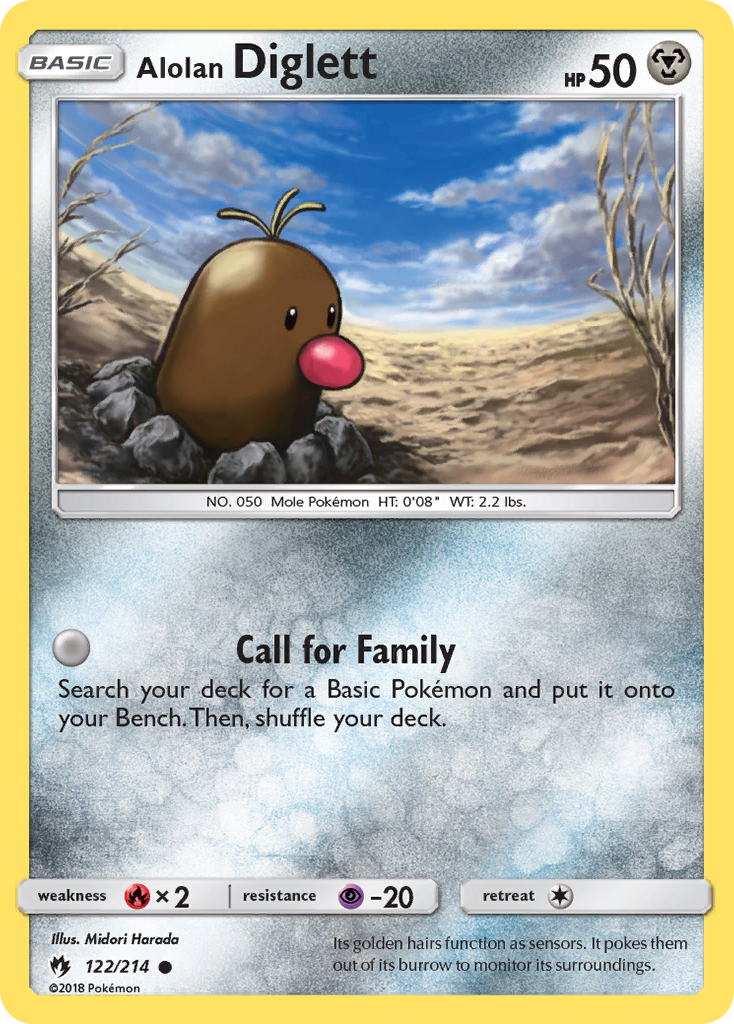 Alolan Diglett (122/214) [Sun & Moon: Lost Thunder] | Gear Gaming Bentonville