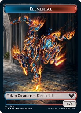 Elemental // Pest Token [Strixhaven: School of Mages Tokens] | Gear Gaming Bentonville