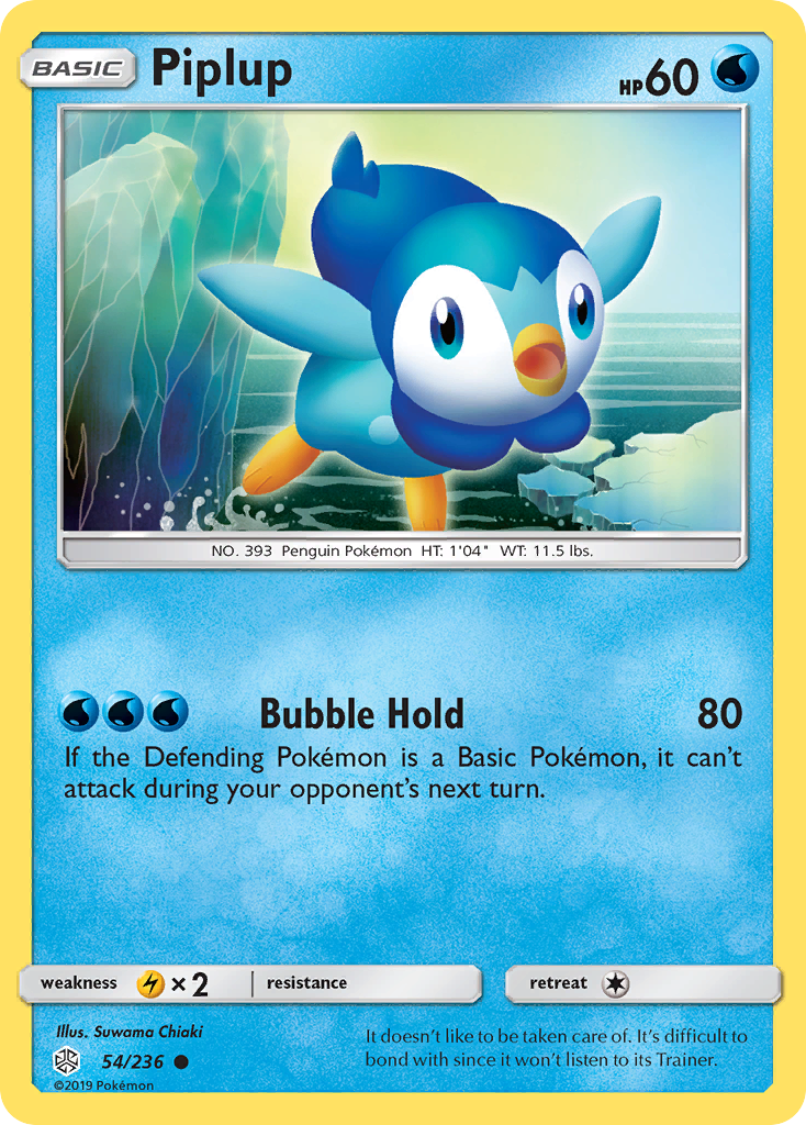 Piplup (54/236) [Sun & Moon: Cosmic Eclipse] | Gear Gaming Bentonville