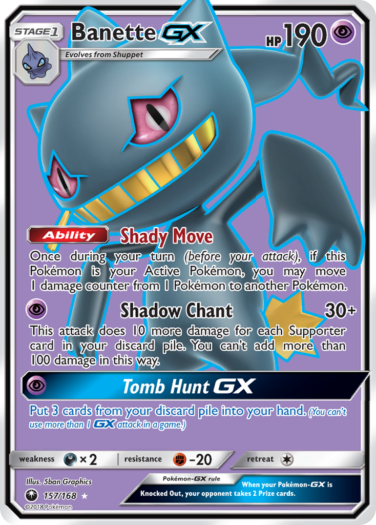 Banette GX (157/168) [Sun & Moon: Celestial Storm] | Gear Gaming Bentonville