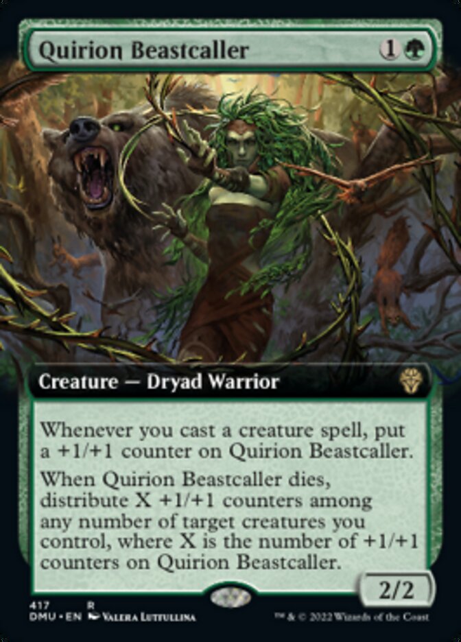 Quirion Beastcaller (Extended Art) [Dominaria United] | Gear Gaming Bentonville