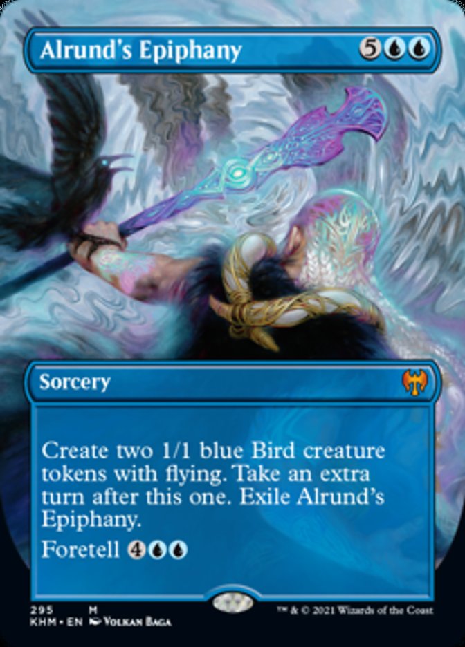 Alrund's Epiphany (Borderless Alternate Art) [Kaldheim] | Gear Gaming Bentonville