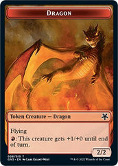 Dragon // Elf Warrior Double-Sided Token [Game Night: Free-for-All Tokens] | Gear Gaming Bentonville