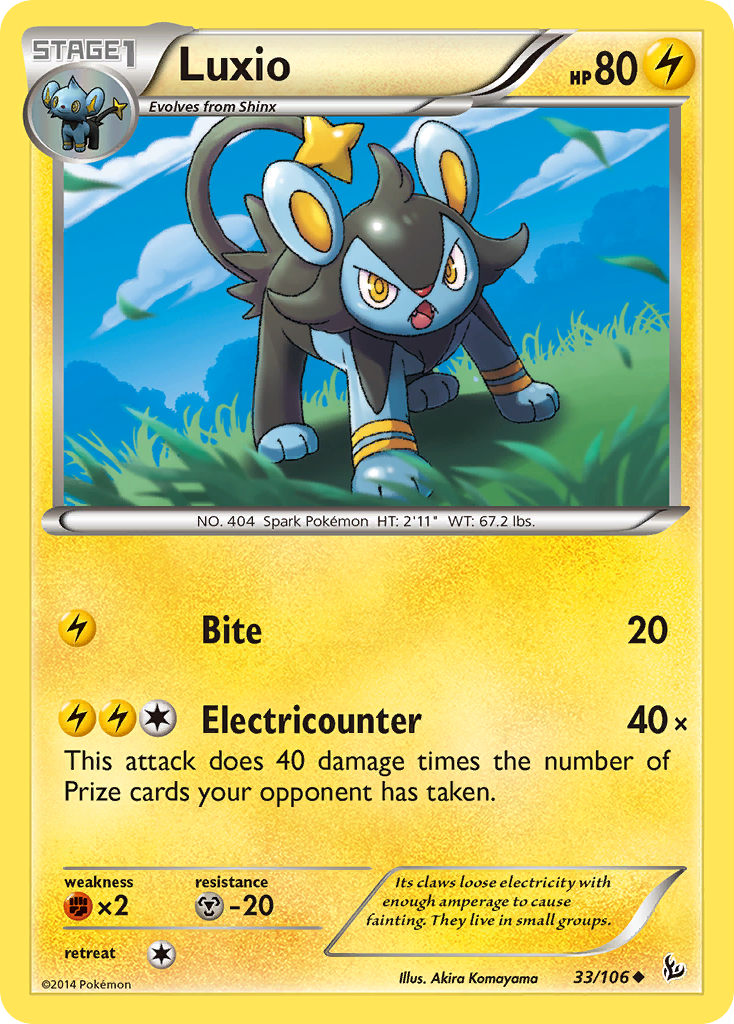 Luxio (33/106) [XY: Flashfire] | Gear Gaming Bentonville