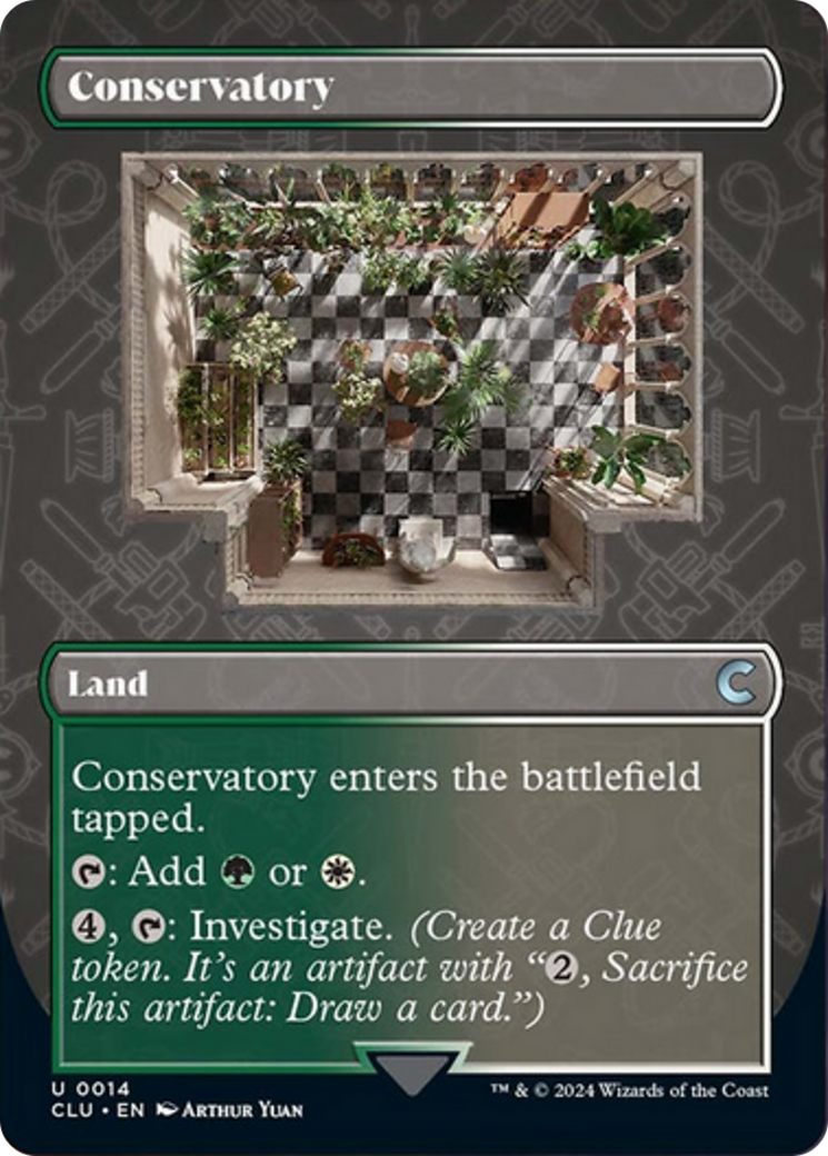 Conservatory (Borderless) [Ravnica: Clue Edition] | Gear Gaming Bentonville