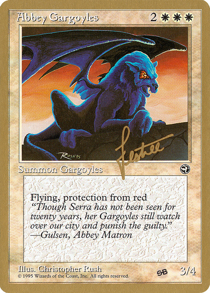 Abbey Gargoyles (Bertrand Lestree) (SB) [Pro Tour Collector Set] | Gear Gaming Bentonville