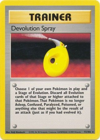 Devolution Spray (72/102) [Base Set Unlimited] | Gear Gaming Bentonville