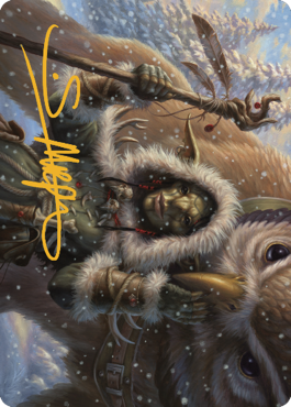 Owlbear Shepherd Art Card (Gold-Stamped Signature) [Commander Legends: Battle for Baldur's Gate Art Series] | Gear Gaming Bentonville