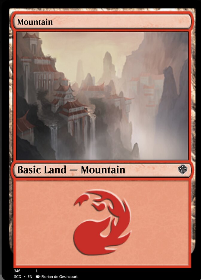 Mountain (346) [Starter Commander Decks] | Gear Gaming Bentonville