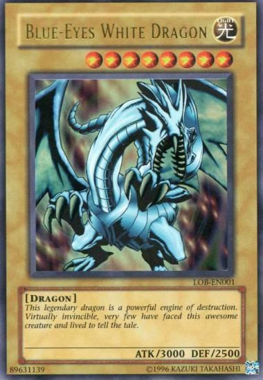 Blue-Eyes White Dragon [LOB-EN001] Ultra Rare | Gear Gaming Bentonville