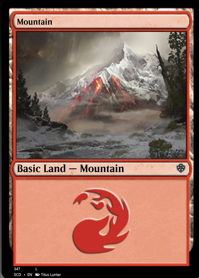 Mountain (347) [Starter Commander Decks] | Gear Gaming Bentonville