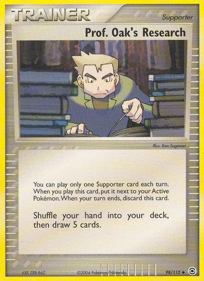 Prof. Oak's Research (98/112) [EX: FireRed & LeafGreen] | Gear Gaming Bentonville