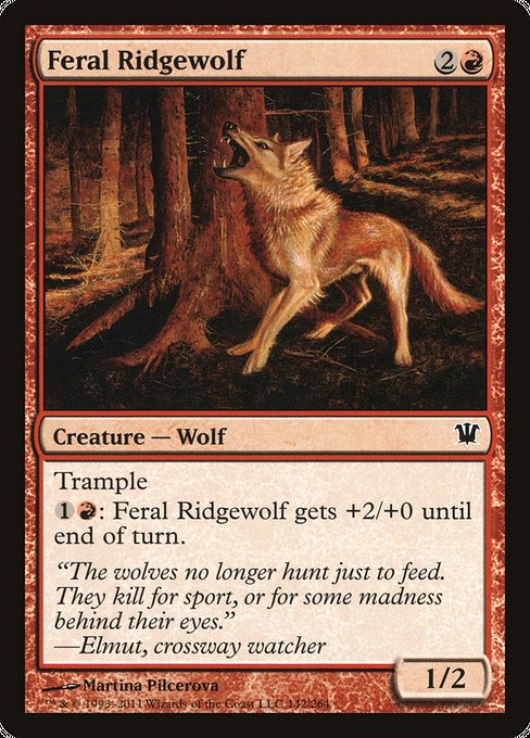 Feral Ridgewolf [Innistrad] | Gear Gaming Bentonville