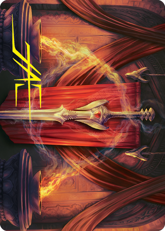 Ramosian Greatsword Art Card (Gold-Stamped Signature) [March of the Machine Art Series] | Gear Gaming Bentonville