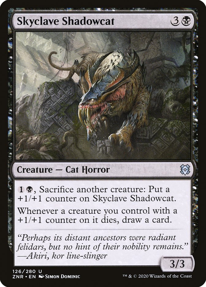 Skyclave Shadowcat [Zendikar Rising] | Gear Gaming Bentonville