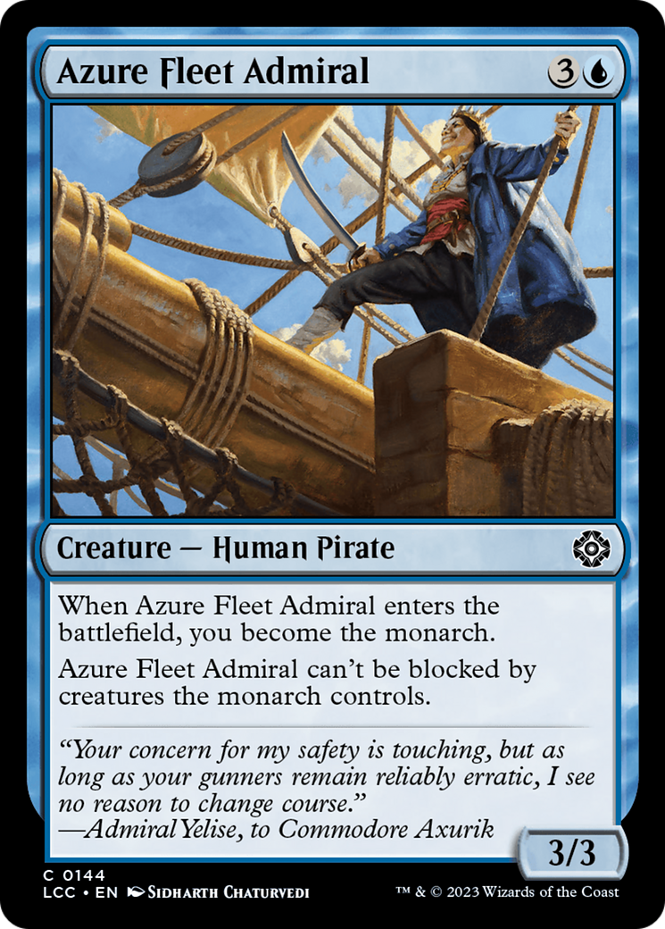 Azure Fleet Admiral [The Lost Caverns of Ixalan Commander] | Gear Gaming Bentonville