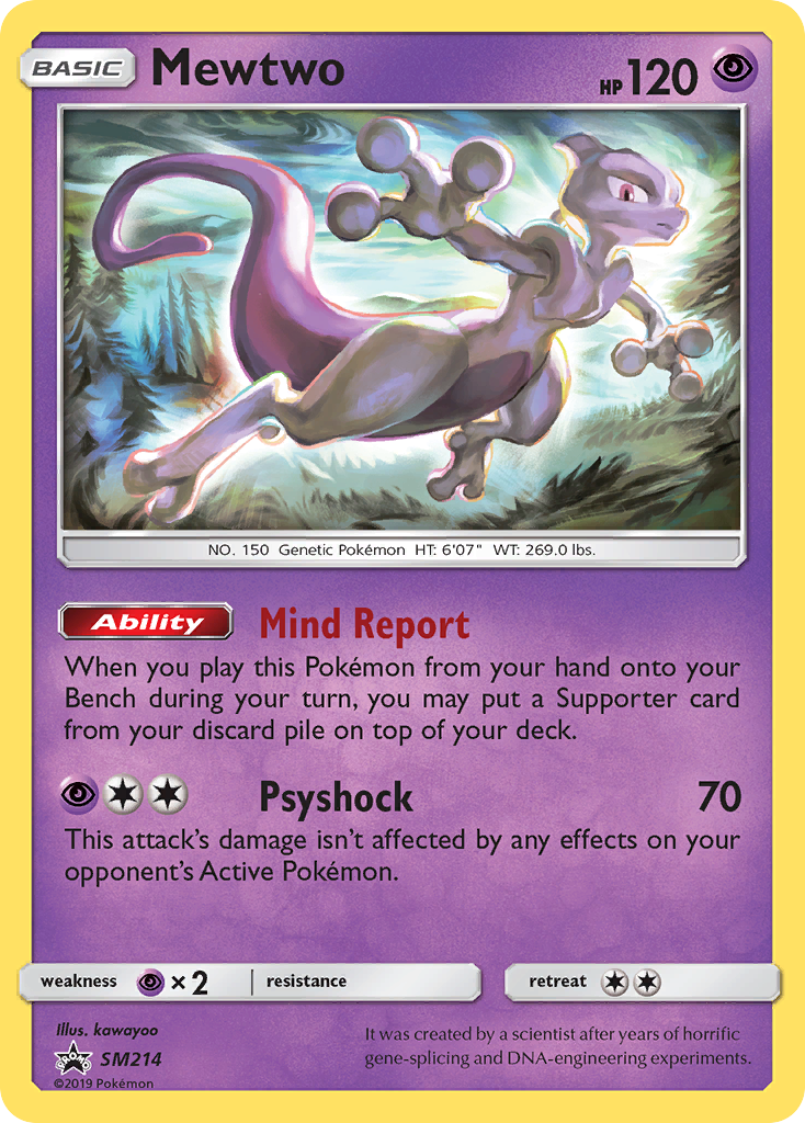 Mewtwo (SM214) [Sun & Moon: Black Star Promos] | Gear Gaming Bentonville