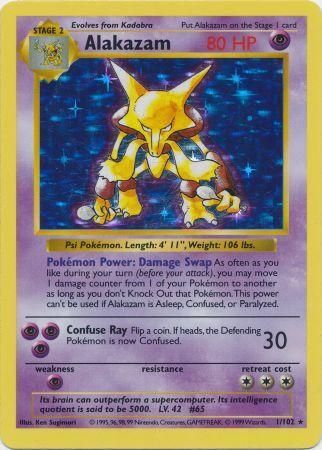 Alakazam (1/102) [Base Set Shadowless Unlimited] | Gear Gaming Bentonville