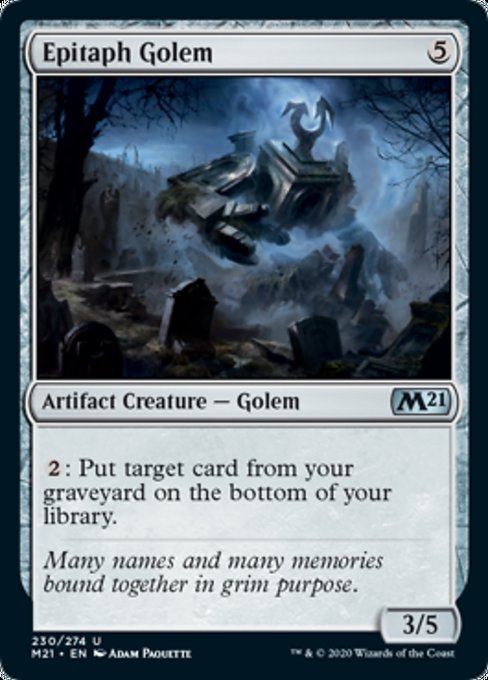 Epitaph Golem [Core Set 2021] | Gear Gaming Bentonville