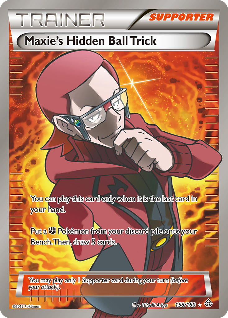 Maxie's Hidden Ball Trick (158/160) [XY: Primal Clash] | Gear Gaming Bentonville