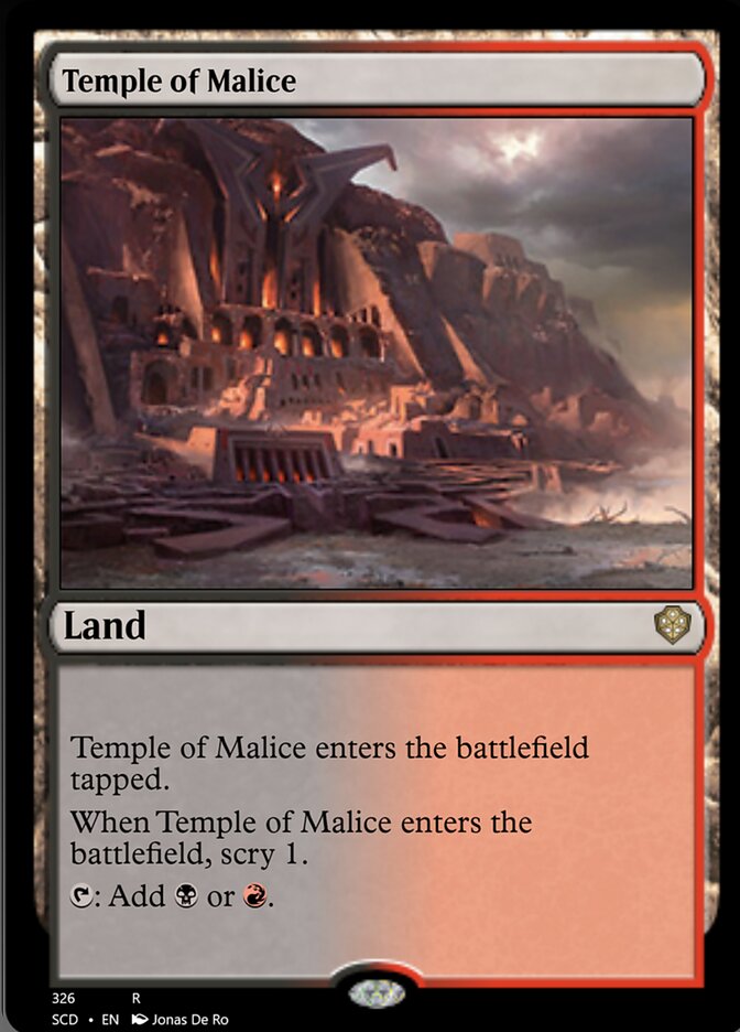 Temple of Malice [Starter Commander Decks] | Gear Gaming Bentonville