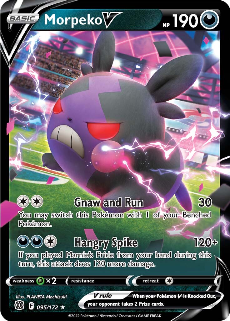 Morpeko V (095/172) [Sword & Shield: Brilliant Stars] | Gear Gaming Bentonville