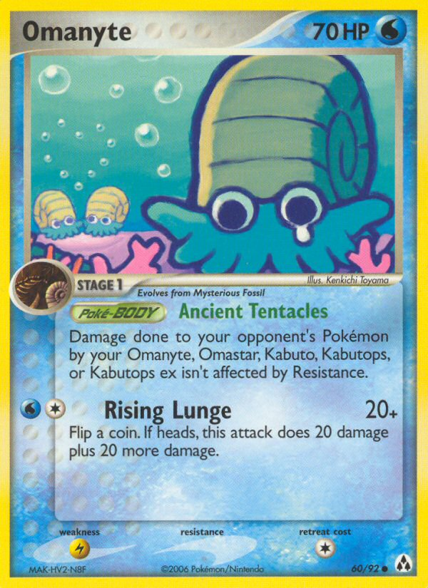 Omanyte (60/92) [EX: Legend Maker] | Gear Gaming Bentonville