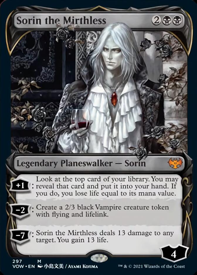 Sorin the Mirthless (Showcase Fang Frame) [Innistrad: Crimson Vow] | Gear Gaming Bentonville