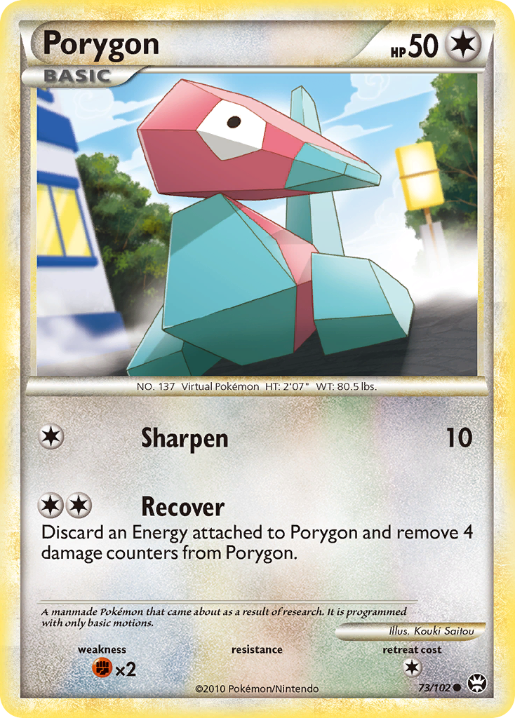 Porygon (73/102) [HeartGold & SoulSilver: Triumphant] | Gear Gaming Bentonville