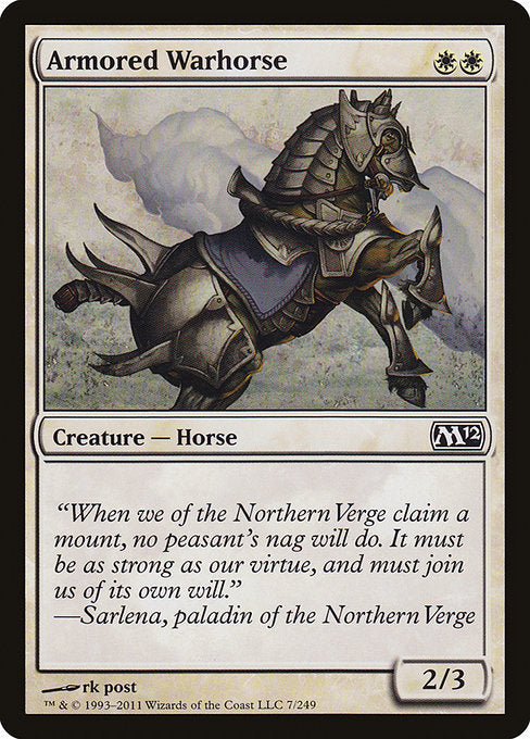 Armored Warhorse [Magic 2012 (M12)] | Gear Gaming Bentonville