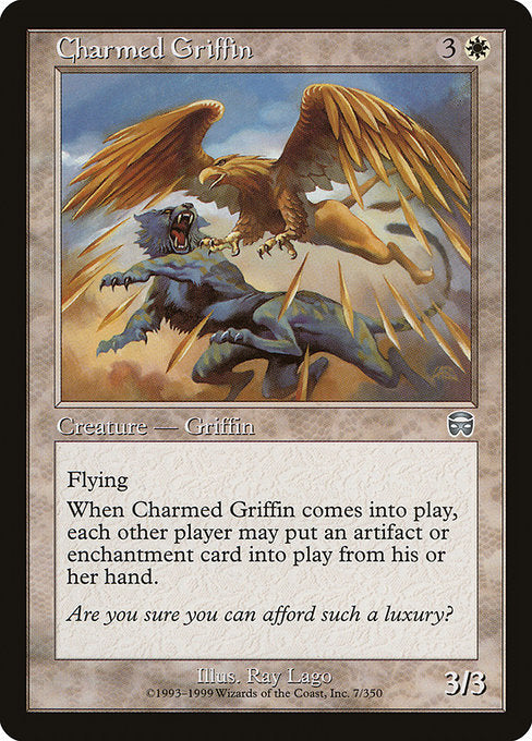 Charmed Griffin [Mercadian Masques] | Gear Gaming Bentonville