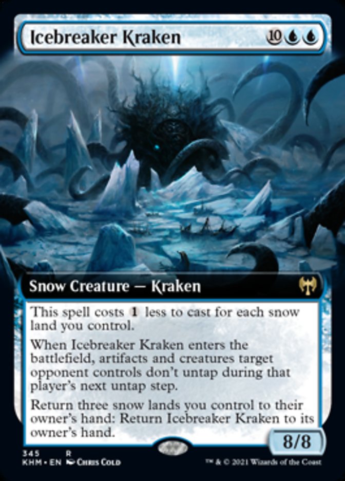 Icebreaker Kraken (Extended Art) [Kaldheim] | Gear Gaming Bentonville