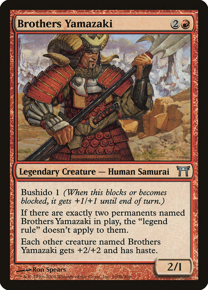 Brothers Yamazaki (160b/306) [Champions of Kamigawa] | Gear Gaming Bentonville