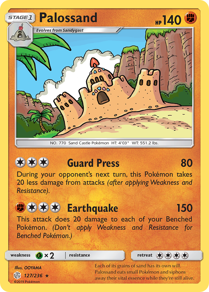 Palossand (127/236) [Sun & Moon: Cosmic Eclipse] | Gear Gaming Bentonville