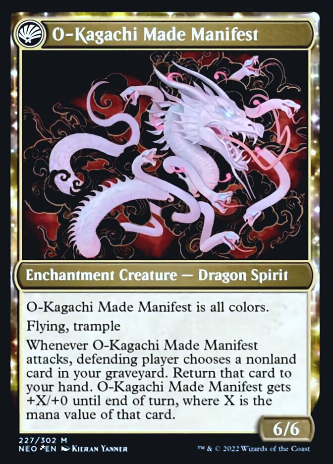 The Kami War // O-Kagachi Made Manifest [Kamigawa: Neon Dynasty Prerelease Promos] | Gear Gaming Bentonville