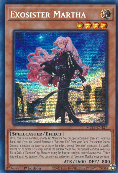 Exosister Martha [MP23-EN127] Prismatic Secret Rare | Gear Gaming Bentonville