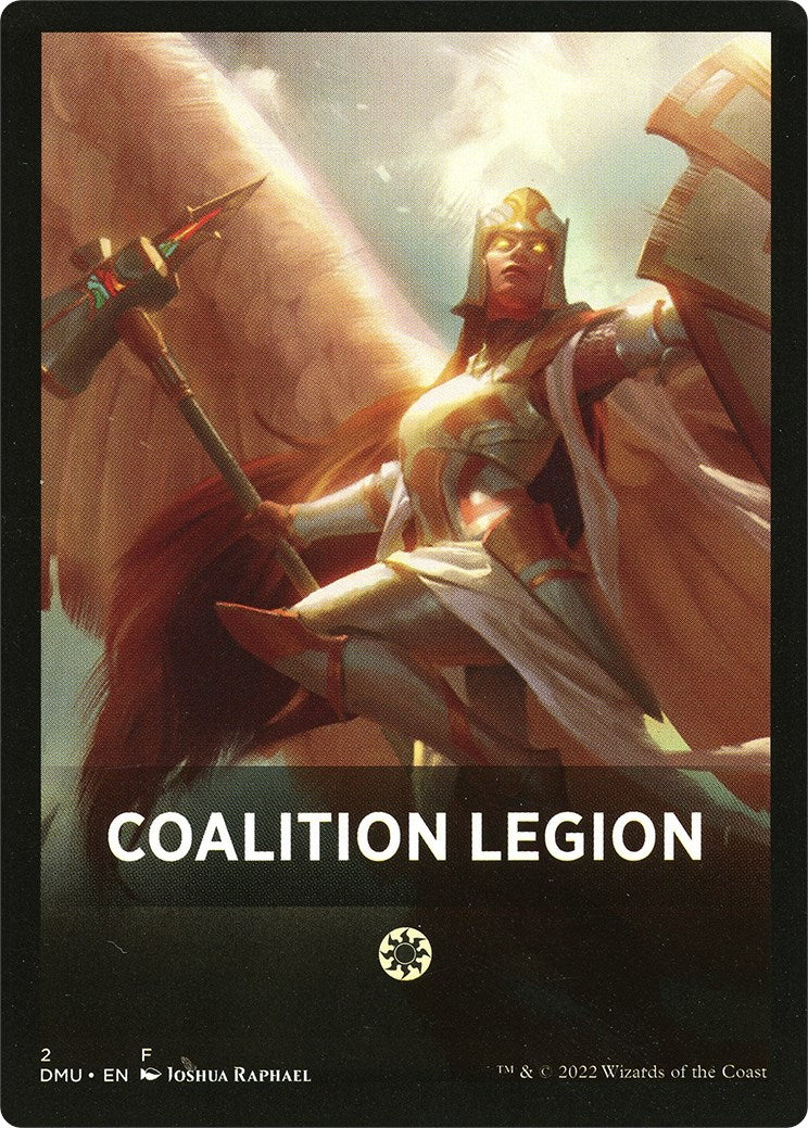 Coalition Legion Theme Card [Dominaria United Tokens] | Gear Gaming Bentonville