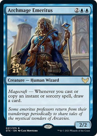 Archmage Emeritus [Strixhaven: School of Mages Prerelease Promos] | Gear Gaming Bentonville