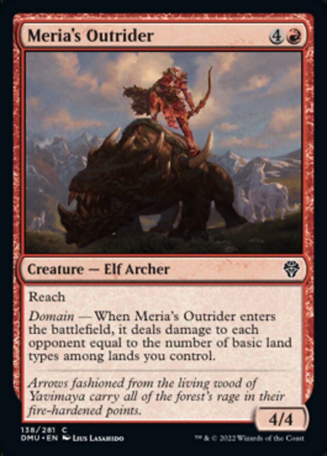 Meria's Outrider [Dominaria United] | Gear Gaming Bentonville