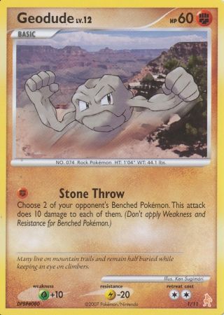 Geodude (1/11) [Diamond & Pearl: Trainer Kit - Lucario] | Gear Gaming Bentonville