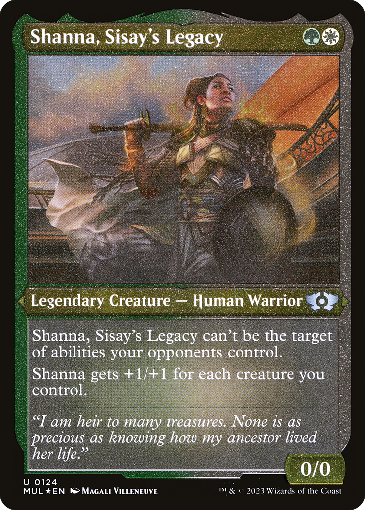 Shanna, Sisay's Legacy (Foil Etched) [Multiverse Legends] | Gear Gaming Bentonville