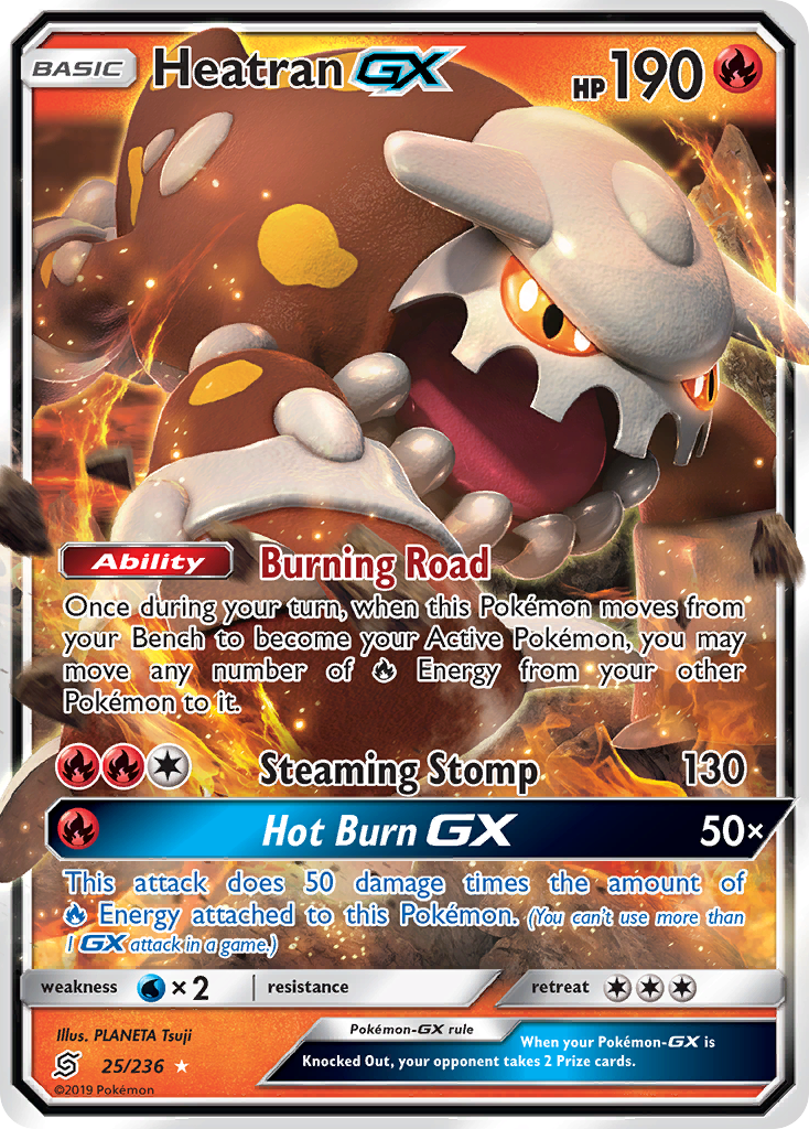 Heatran GX (25/236) [Sun & Moon: Unified Minds] | Gear Gaming Bentonville