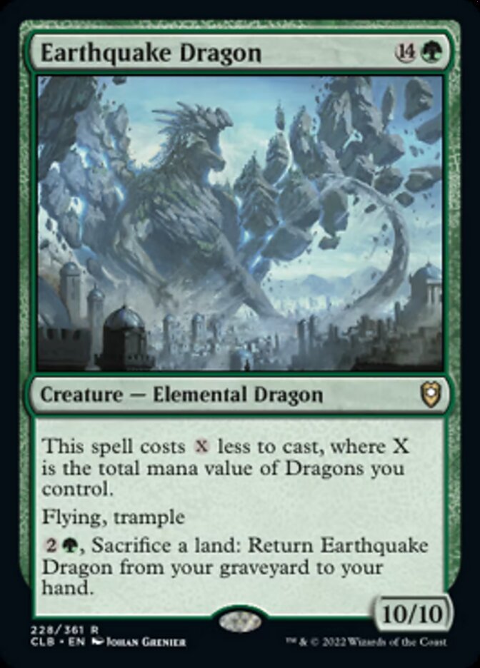Earthquake Dragon [Commander Legends: Battle for Baldur's Gate] | Gear Gaming Bentonville