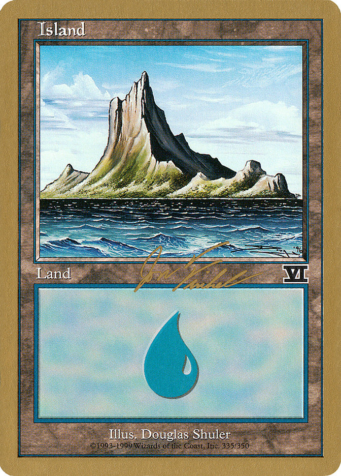 Island (jf335) (Jon Finkel) [World Championship Decks 2000] | Gear Gaming Bentonville