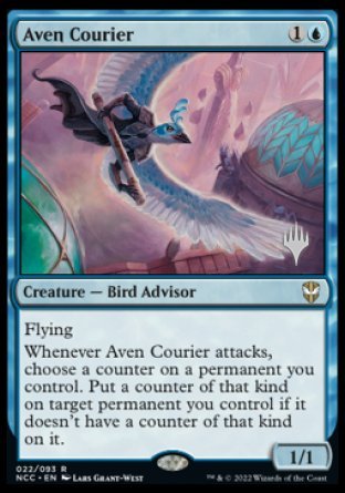 Aven Courier (Promo Pack) [Streets of New Capenna Commander Promos] | Gear Gaming Bentonville