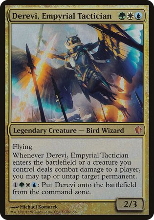 Derevi, Empyrial Tactician (Commander 2013) [Oversize Cards] | Gear Gaming Bentonville