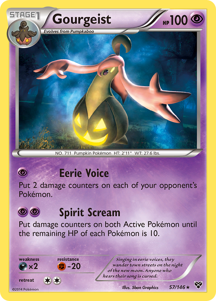 Gourgeist (57/146) [XY: Base Set] | Gear Gaming Bentonville