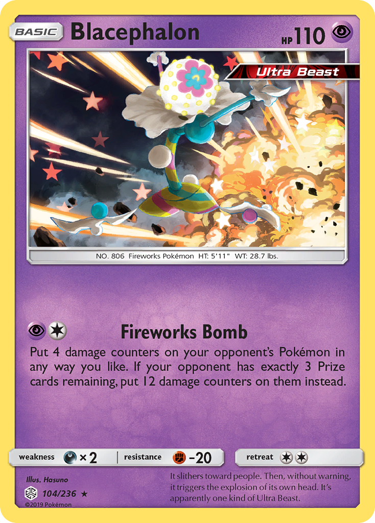 Blacephalon (104/236) [Sun & Moon: Cosmic Eclipse] | Gear Gaming Bentonville