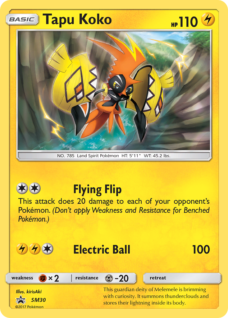 Tapu Koko (SM30) [Sun & Moon: Black Star Promos] | Gear Gaming Bentonville