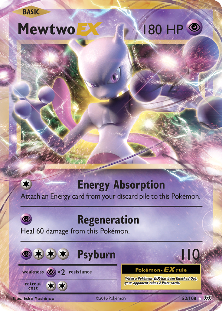 Mewtwo EX (52/108) [XY: Evolutions] | Gear Gaming Bentonville